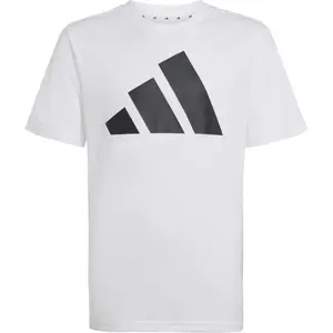 adidas J TRAIN ESSENTIALS BL TEE Dětské triko, bílá, velikost