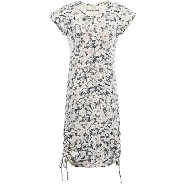 ALPINE PRO DWENA Dámske šaty, béžová, veľkosť