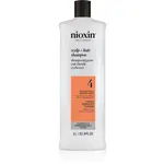 Nioxin System 4 Scalp + Hair Shampoo jemný šampon pro barvené a poškozené vlasy 1000 ml