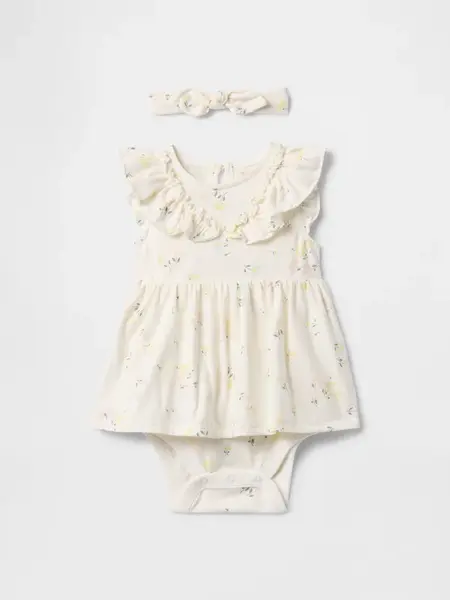 GAP Baby set šatů a čelenky - Holky