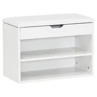 MID.YOU REGÁL NA BOTY, bílá, 60/40/30 cm