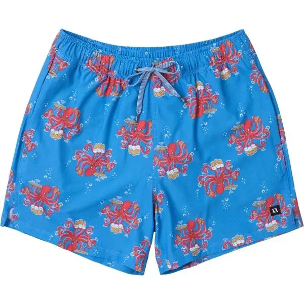SAXX OH BUOY 2N1 VOLLEY 5 Pánske plavecké šortky, modrá, veľkosť