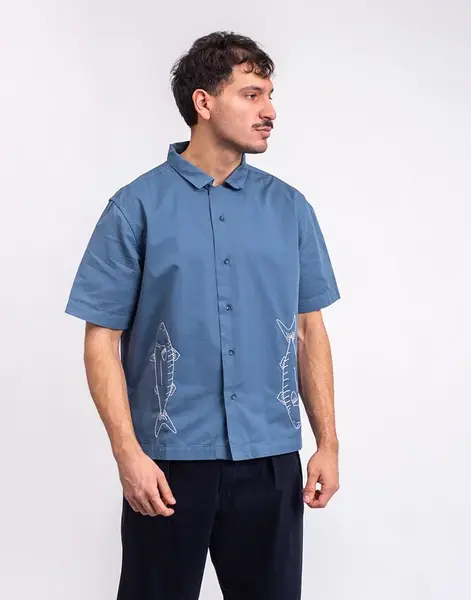 Service Works Mackerel Shirt SLATE S