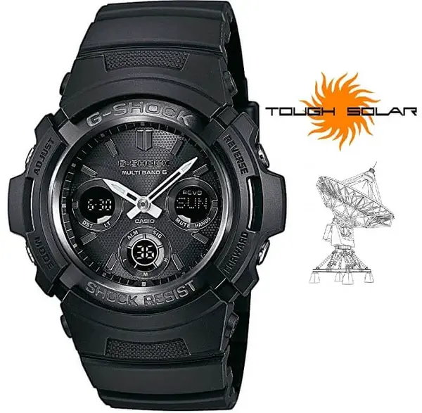 Casio The G/G-SHOCK Solar AWG-M100B-1A (445)