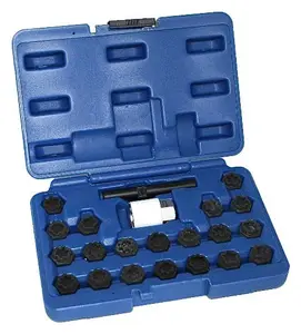 Hlavice na bezpečnostní šrouby kol VAG 1/2", sada 22 ks - ASTA