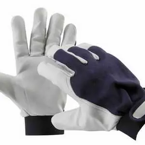 CERVA Pracovní rukavice PELICAN BLUE, kozinková dlaň, velikost 10