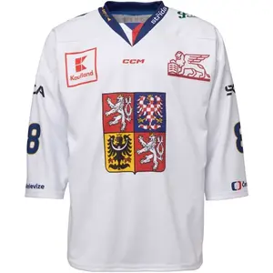 Střída FAN ČR EHT PASTRŇÁK Hokejový dres, bílá, velikost