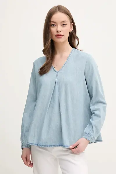 Bavlněná halenka United Colors of Benetton