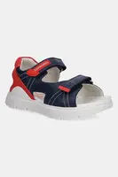 Kožené sandály Biomecanics tmavomodrá barva, 252229