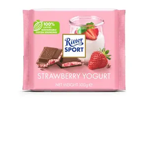 RITTER SPORT Čokoláda jahoda a jogurt 100 g