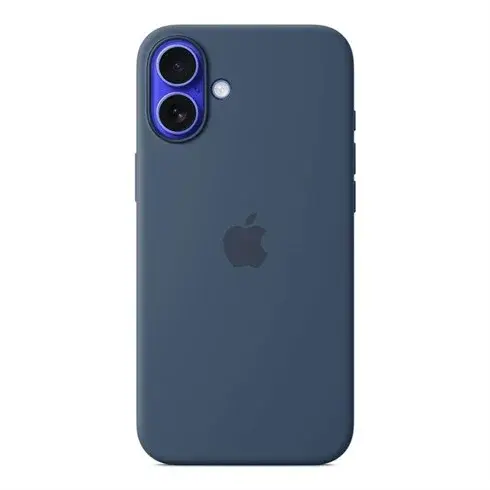 Pouzdro Silicone Case with MagSafe pro Apple iPhone 16 Plus, denim