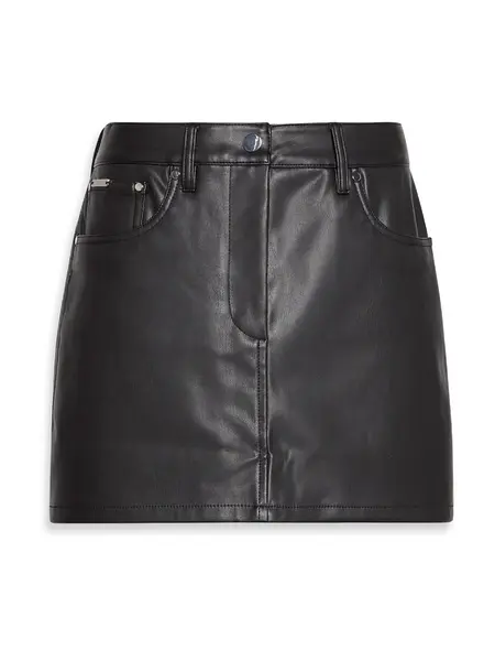 Calvin Klein Jeans Sukňa  čierna