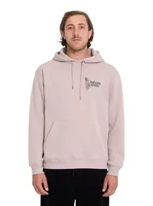 Volcom pánská mikina Watanite Po Bark Brown | Šedá | Velikost L