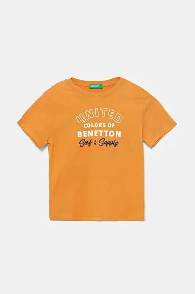 Dětské bavlněné tričko United Colors of Benetton