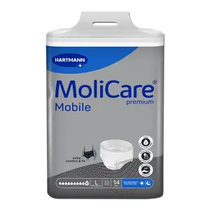 Inkontinenční kalhotky natahovací MoliCare Mobile 10k L 14ks