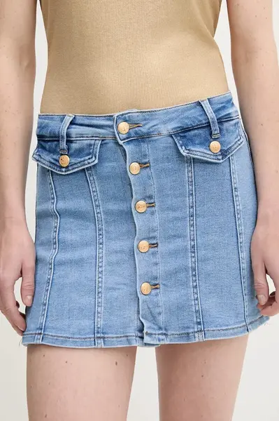 Džínová kalhotová sukně Answear.LAB