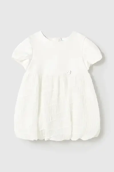 Kojenecké šaty Mayoral béžová barva, mini, 1983