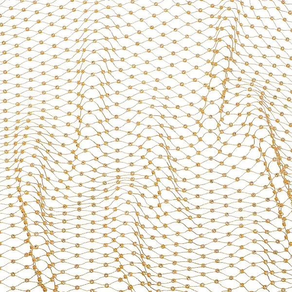 Rhinestone Mesh Fabric