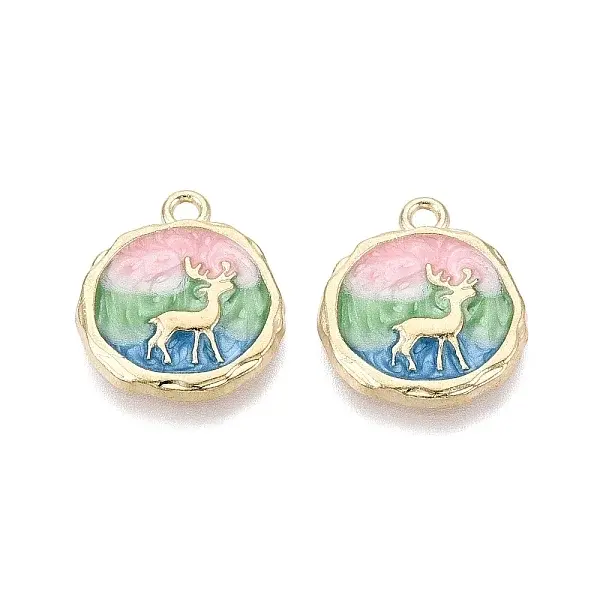 Alloy Enamel Pendants