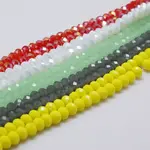 Electroplate Glass Bead Strands