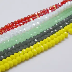 Electroplate Glass Bead Strands
