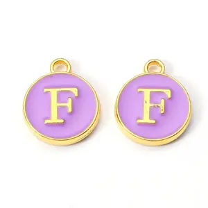 Golden Plated Alloy Enamel Charms