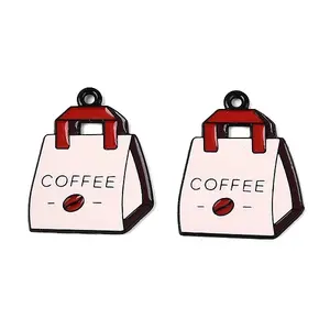 Baking Paint Alloy Enamel Pendants