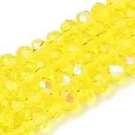 Electroplate Glass Beads Strands