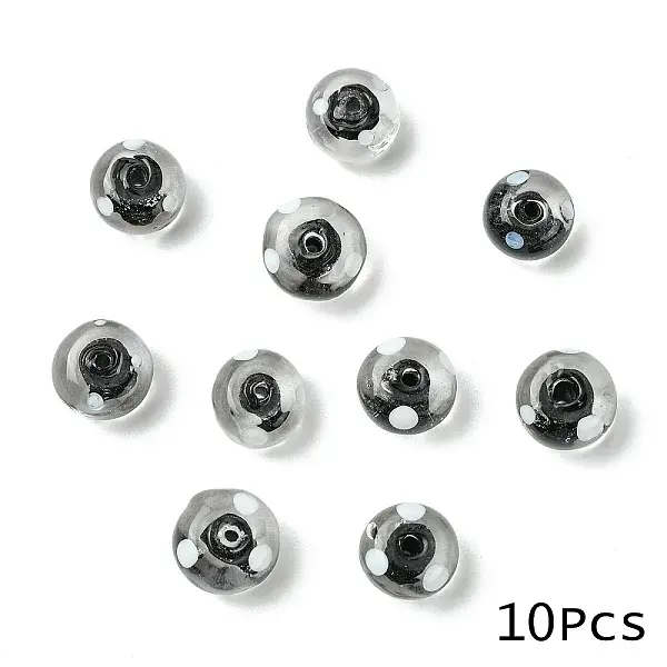 10Pcs Handmade Lampwork Beads