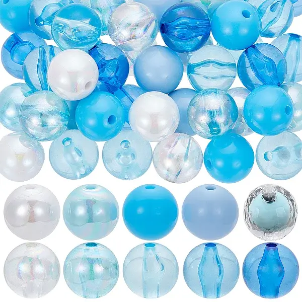 Opaque & Transparent Acrylic Beads Sets