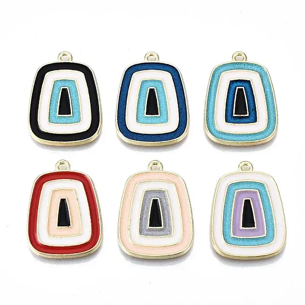 Eco-Friendly Alloy Enamel Pendants