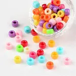 Opaque Acrylic European Large Hole Beads