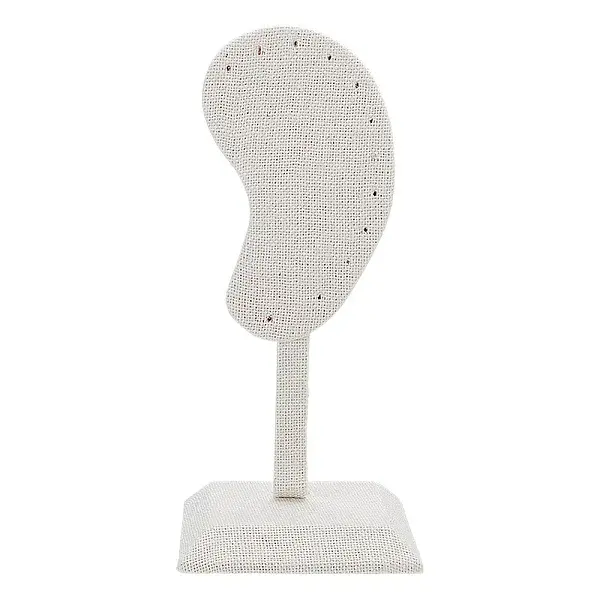 Ear Shaped Line & Wood Earrings Display Stands