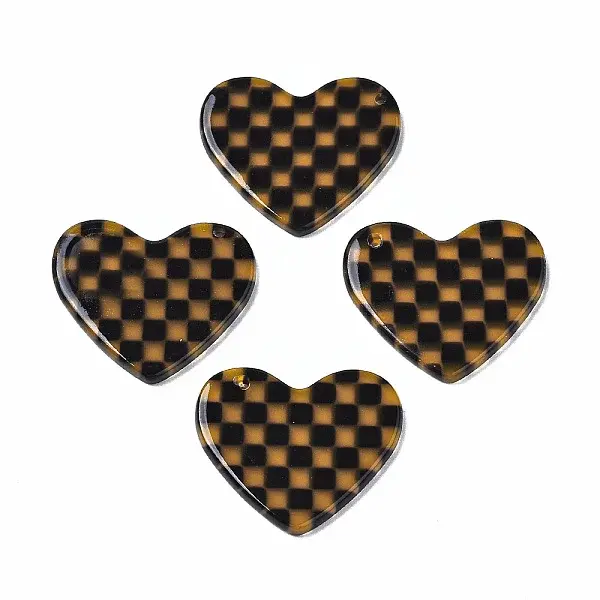 Transparent Cellulose Acetate(Resin) Pendants