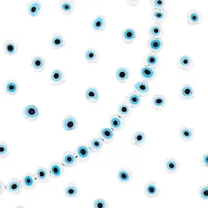 2 Strands Handmade Evil Eye Lampwork Beads Strands