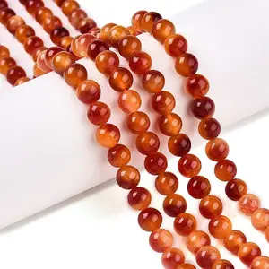 Dyed Natural White Jade Beads Strands
