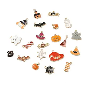 Halloween Alloy Enamel Pendants