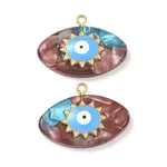 304 Stainless Steel Resin Pendants