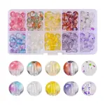 150Pcs 10 Colors Glass Beads