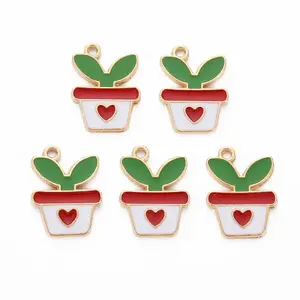 Alloy Enamel Pendants