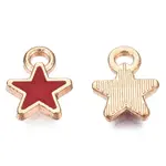 Alloy Enamel Star Charms