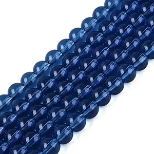 Transparent Glass Beads Strands