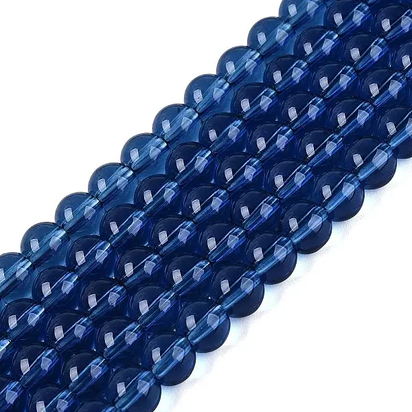 Transparent Glass Beads Strands