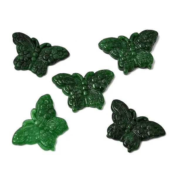 Natural Myanmar Jade Dyed Pendants