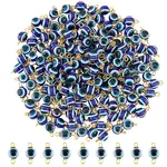 200Pcs Evil Eye Resin Beads Connector Charms