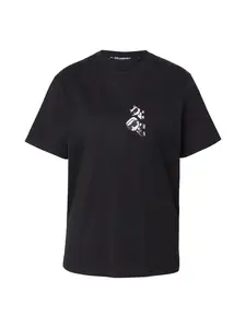 Karl Lagerfeld Tričko 'IKON'  čierna / biela