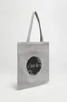 Marisse Gray Printed Shopper Bag
