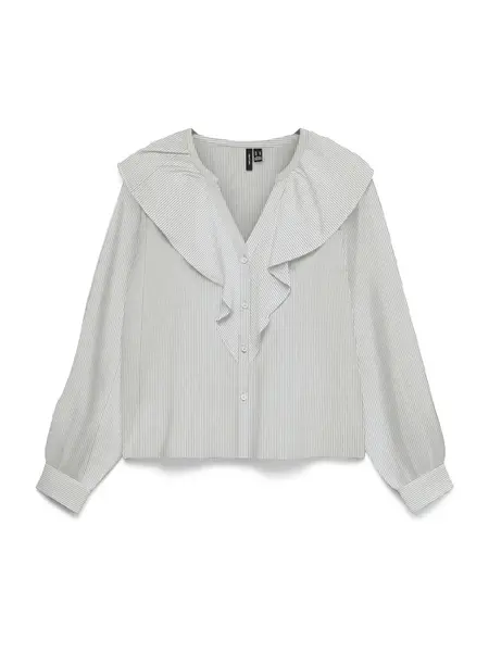 VERO MODA Blúzka 'VMKAJA'  čierna / biela
