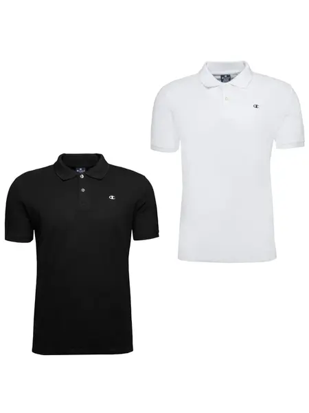 Champion Authentic Athletic Apparel Tričko  čierna / biela