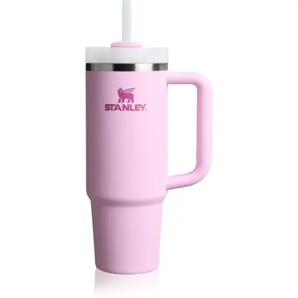 Stanley Quencher H2.O FlowState™ Tumbler tumbler z nehrdzavejúcej ocele s rúrkou stredný Cherry Blossom 890 ml